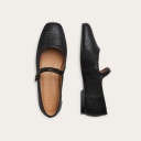 Pass baleriny, czarny wzór jaszczurki